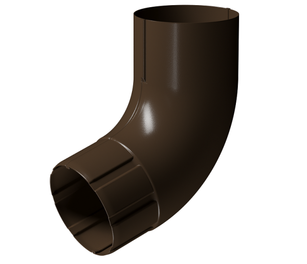 Колено 72° D90 Döcke STAL PREMIUM Каштан, (RAL 8017) купить в Уфе