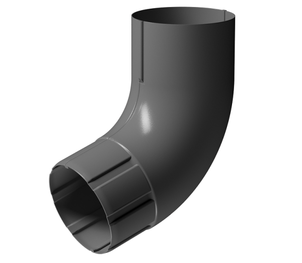 Колено 72° D90 Döcke STAL PREMIUM Графит, (RAL 7024) купить в Уфе
