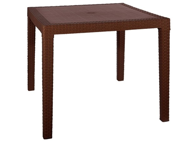 Стол квадратный FIJI Quatro Table Коричневый купить в Уфе