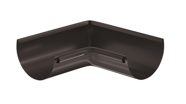 Водосток Aquasistem, система 125x90 - Угол желоба, внутренний 90° RR 32 Тёмно-Коричневый купить в Уфе