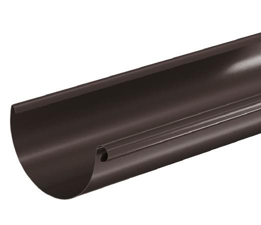 Водосток Aquasistem, система 125x90 - Водосточный желоб 3.00м RR 32 Тёмно Коричневый купить в Уфе