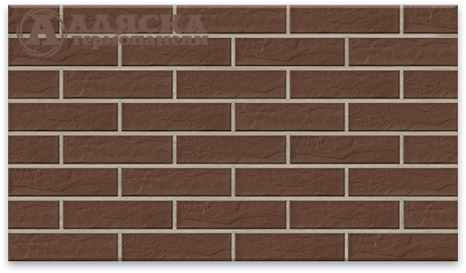 Фасадные Термопанели Аляска Braun Rustic купить в Уфе