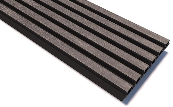 Реечные панели WOODVEX Lines Ultra Smoke gray купить в Уфе