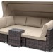 Диван-Трансформер AFINA плетеный из иск. ротанга AFM-320B Brown купить в Уфе