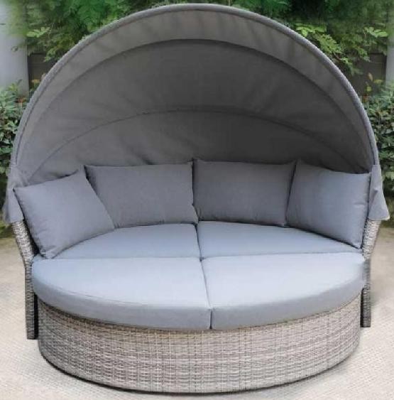 Диван-Трансформер AFINA плетеный из иск. ротанга AFM-325G Grey купить в Уфе