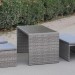 Диван-Трансформер AFINA плетеный из иск. ротанга S330G-W78 Grey купить в Уфе