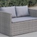 Диван-Трансформер AFINA плетеный из иск. ротанга S330G-W78 Grey купить в Уфе
