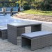 Диван-Трансформер AFINA плетеный из иск. ротанга S330G-W78 Grey купить в Уфе