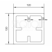 Столб SEQUOIA Evolution 3D WOOD BLACK купить в Уфе