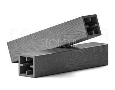 Столб SEQUOIA Evolution 3D WOOD GRAY