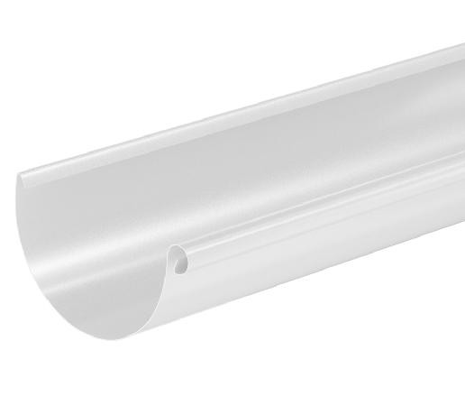 Водосток Aquasistem, система 125x90 - Водосточный желоб 3.00м RAL 9003 Белый купить в Уфе