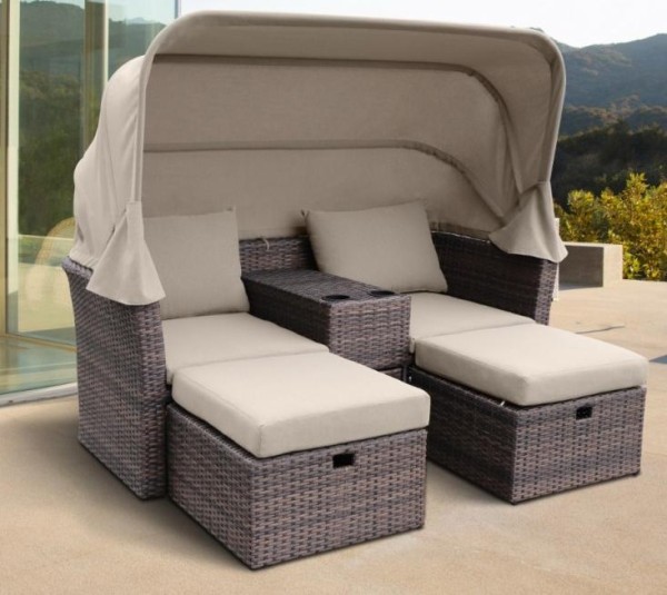 Комплект мебели AFINA плетеной из иск. ротанга AFM-330B Brown купить в Уфе