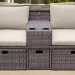 Комплект мебели AFINA плетеной из иск. ротанга AFM-330B Brown купить в Уфе