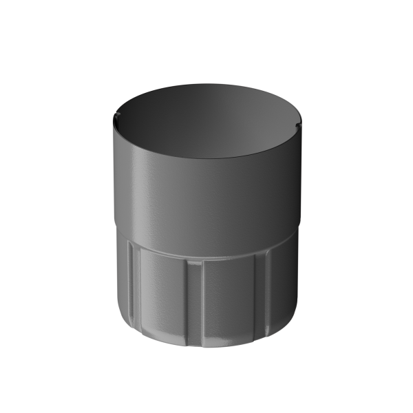 Муфта соединительная для водостока Döcke STAL PREMIUM, Графит купить в Уфе