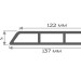 Доска Ромбус 3D ДПК Outdoor STORM GREY серая микс купить в Уфе
