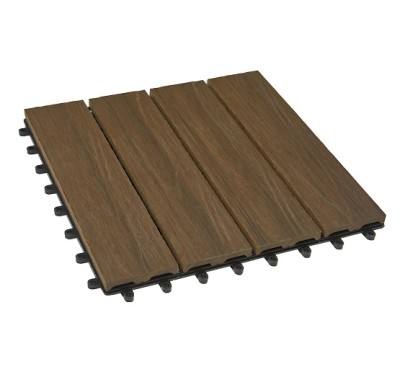 Садовый паркет дпк CM Garden Modern, 300х300 мм, PATINA BROWN (Патина коричневый)