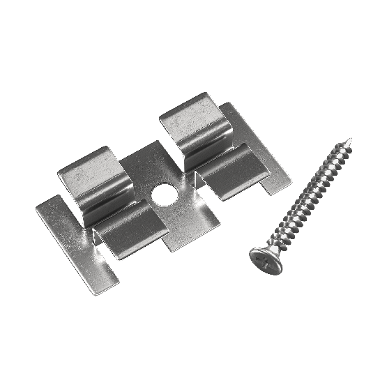 Клипса с саморезом, Grinder шовный монтаж 5 mm купить в Уфе