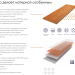 Фибросайдинг DECOVER 3600 x 190 x 8 мм Caramel купить в Уфе