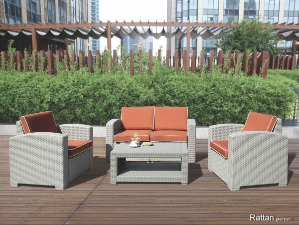 Уличные диваны и кресла коллекции Rattan Premium 4 купить в Уфе