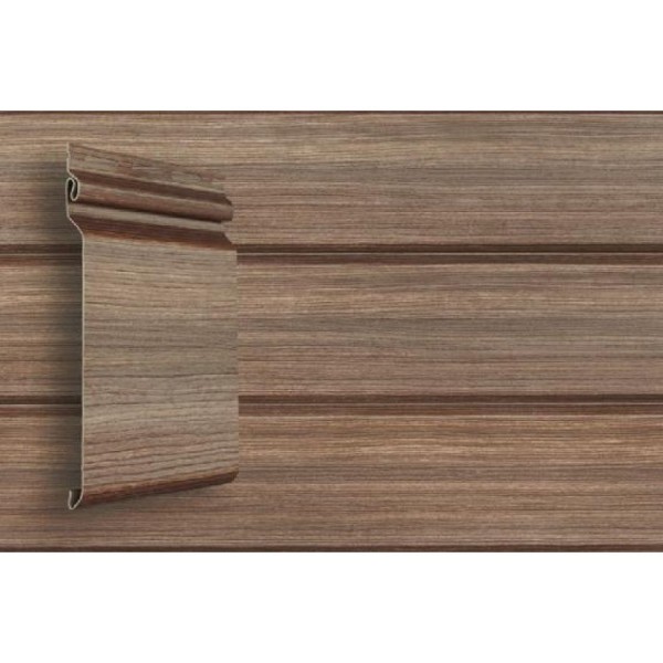 Виниловый сайдинг Grand Line Natural-Брус Tundra - Кедр купить в Уфе