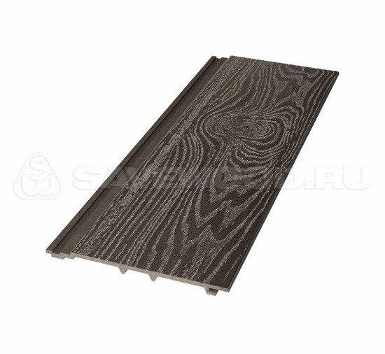 Сайдинг из дпк savewood sw-cedrus тангенциальный распил темно-коричневый купить в Уфе