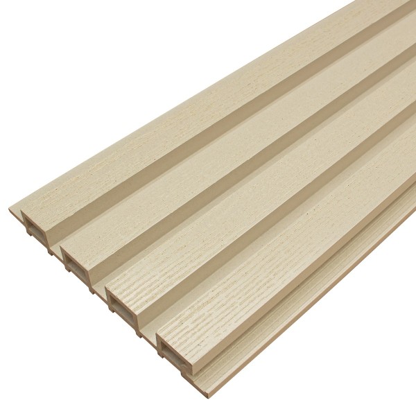 Фасадная доска из ДПК Faynag Wood Рейка Слоновая кость купить в Уфе