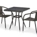 Комплект плетеной мебели AFINA из иск. ротанга T282BNT/Y137C-W53 Brown 2Pcs купить в Уфе