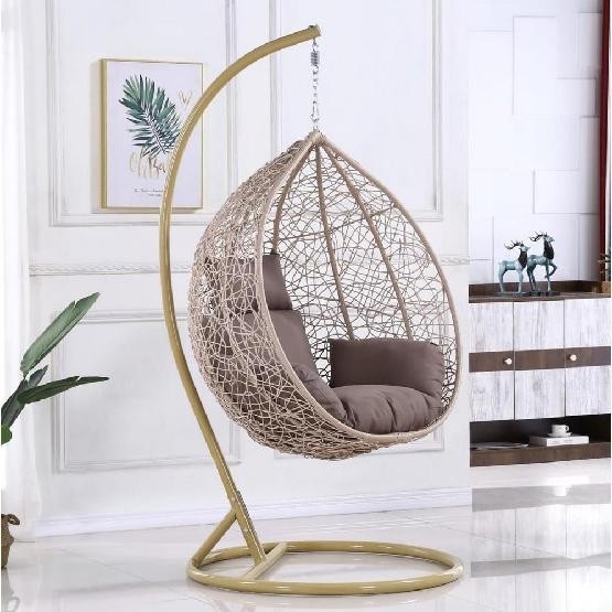 Кресло Подвесное из искусственного ротанга AFM-169A-LB Beige купить в Уфе