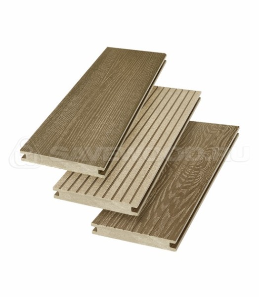 Террасная доска SW Fraxinus (R) полнотелая «SaveWood» Тик купить в Уфе