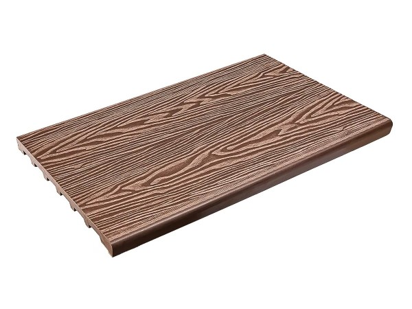 Ступень полнотелая из ДПК Deckart Step 3D Махагон купить в Уфе