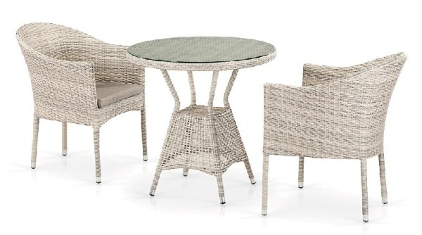 Комплект плетеной мебели AFINA из иск. ротанга T705ANT/Y350-W85 Latte 2Pcs купить в Уфе