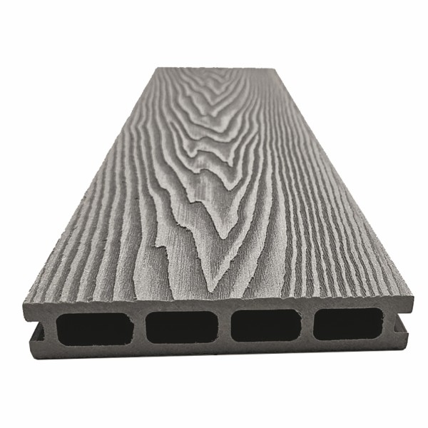 Террасная доская ДПК NanoWood Double 3D Серый купить в Уфе