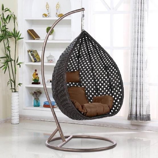 Кресло Подвесное из искусственного ротанга AFM-250B-L Brown купить в Уфе