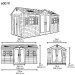 Сарай пластиковый LifeTime 15x8 DD купить в Уфе