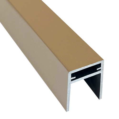 П-профиль Алюминиевый EasyDecking 35x25 Дуб купить в Уфе