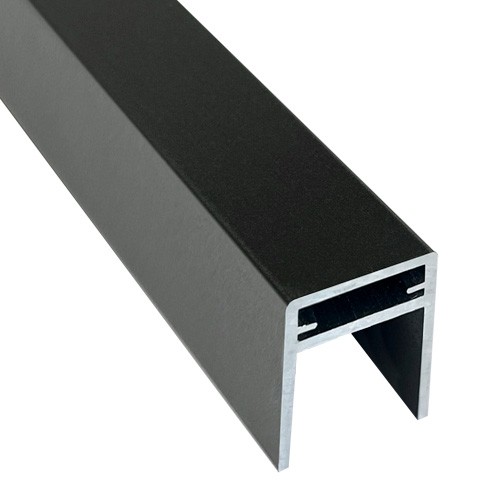 П-профиль Алюминиевый EasyDecking 35x25 Черное дерево купить в Уфе
