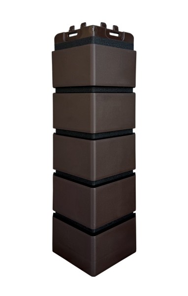 Угол Grand Line клинкерный кирпич ПРЕМИУМ Шоколадный (шов RAL 9005) купить в Уфе