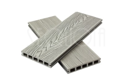 Доска террасная ДПК 3D SEQUOIA DUAL WOOD GRAY