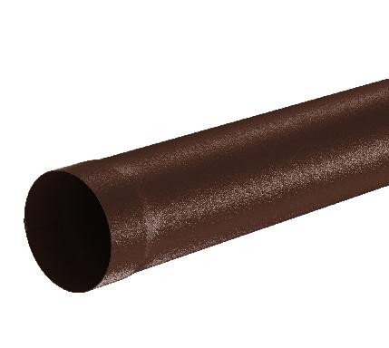 Водосток Aquasistem, Система 150/100 - Труба водосточная 1.00м RAL 8017 Коричневый matt купить в Уфе