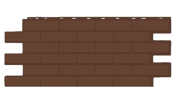 Фасадная панель T-Siding Кирпич Модерн Эко Браун купить в Уфе