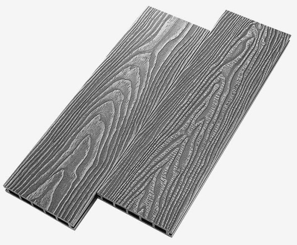 Террасная доска из ДПК RusDecking Unodeck Vintage - Серый купить в Уфе