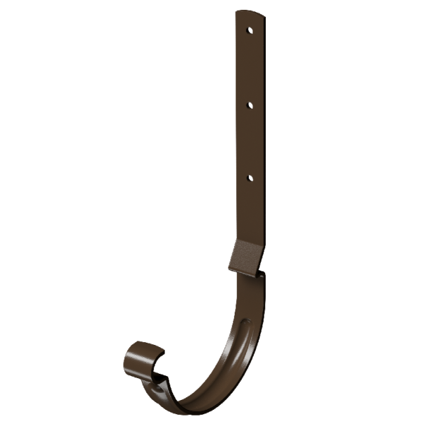 Карнизный крюк длинный D125 Döcke STAL PREMIUM Каштан, (RAL 8017) купить в Уфе