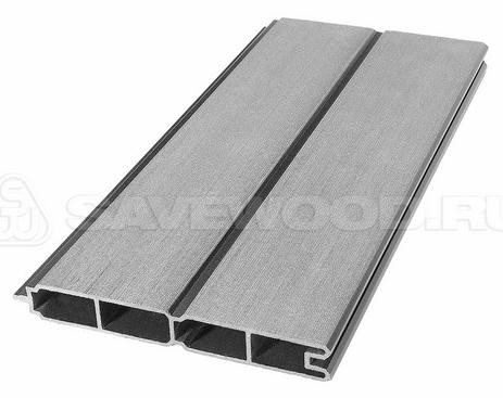 Заборный профиль из ДПК Savewood SW Agger матовый пепельный купить в Уфе