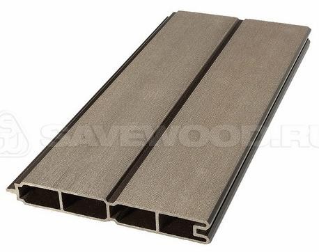 Заборный профиль из ДПК Savewood SW Agger матовый тёмно-коричневы купить в Уфе